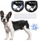 2er Pack Hundewindeln Wiederverwendbare Läufigkeitshose für Hündinnen Hundewindeln Für Hündinnen mit 8 Damenbinden Verstellbare Schutzhose für Hündinnen Waschbare Schutzhose, Schwarz und Blau, L