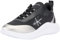 Calvin Klein Baskets Runner Femme Eva Runner Low Lace Mix sans Lacet, Noir (Black/Silver), 39