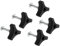 Oiiwowi 5PCS Universal Handrail Handle Lawn Mower Kit, Replacement Blades, Grass Catcher, Wheels