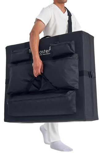 Master Étui de transport pour table de massage à roulettes avec roulettes, sac de transport universel pour lit de massage pliable avec roulettes, convient aux tables de massage pliables portables de