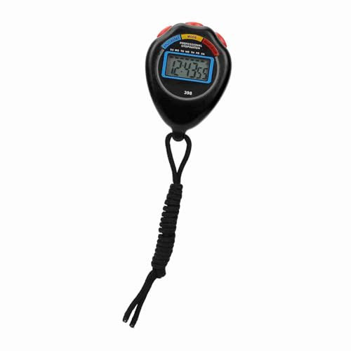 UPALDHOU Schiedsrichter-Stoppuhr, Professioneller Sport-Timer, Aufzeichnung mit Multifunktionaler Sport-Stoppuhr, Geeignet für Schulsportbesprechungen (Black)