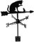 BESPORTBLE Wetterfahne Aus Metall Dekorative Katzen-wetterfahne Aus Edelstahl Für Hof- Und Pavillon-