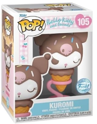 Figurine Funko Pop Sanrio Hello Kitty and Friends Kuromi Ice Cream Cone