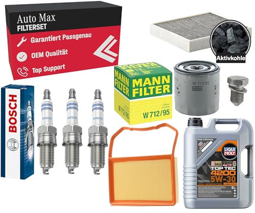 Filterset Inspektionspaket für VW POLO | SKODA FABIA | SEAT IBIZA | 60 PS 70 PS | 999 ccm | Benzin