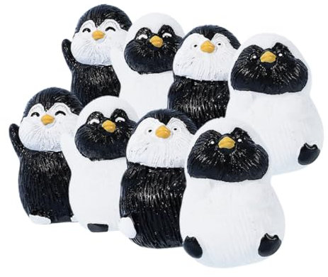 HEMOTON 8piezas Figuras De Miniatura De Resina Decoración De Maceta Micro Paisaje