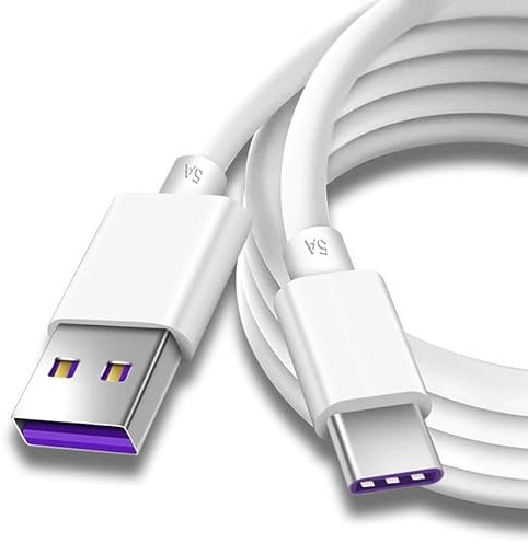 Charger Cable For Xiaomi Poco F7 Pro / Poco F7 Ultra USB Type C Fast Charging Cable 1M 5 Amp USB to Type C Fast Charging Cable for Power Bank Lead, Compatible With Poco F7 Pro / Poco F7 Ultra