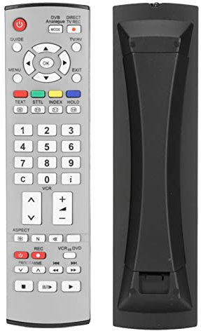 Universal Remote Control Compatible with Panasonic TV Remote Control for Plasma Viera HDTV 3D LCD LED Tvs DVD, MBE272 TV Remote Replacment
