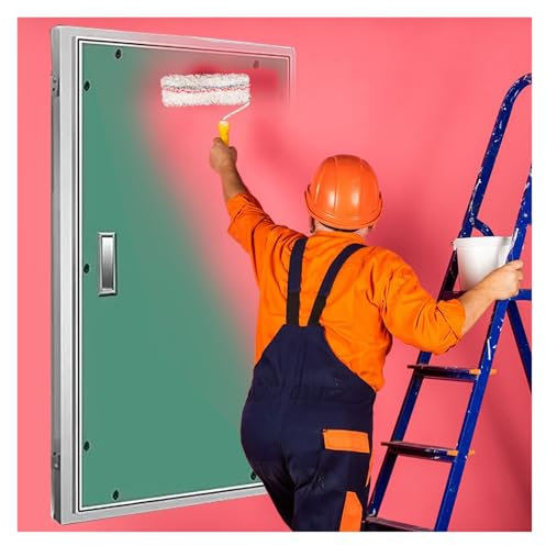 HDYZJQ Trampilla Pladur Placa De Pared/Panel De Inspección Pintable, Puerta De Acceso Invisible para Paneles De Yeso para Cables/Agua, Trampilla De Acceso A Espacios De Acceso(60x60cm)