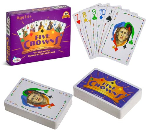Prmape Kartenspiel, Card Games Spiel, Rummy Karten, Beliebtes Familienspiel & Reisespiel für Kinder und Erwachsene, Gesellschaftsspiel für 3-7 Spieler Ab 7 Jahre (Englische Version)