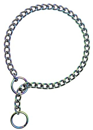 Hicost Schweres Hundehalsband, Metall, verstellbar, wetterfest, Stahllegierung, Halskette für kleine, mittelgroße und große Hunde (XS, Regenbogen)