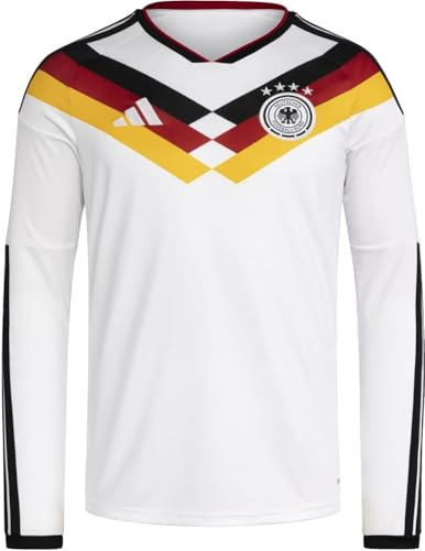 adidas Men's Langärmeliges Deutschland 26 Heimtrikot White XL