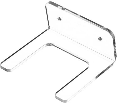 Alipis Supporto da di Ganci Montati a Muro per Chitarra e in Acrilico Trasparente, Design Semplice e Classico, Salvaspazio per Casa, Scuola o Ufficio