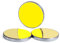 Cloudray CO2 Laser Linse Laser Spiegel Si Reflective Lens CO2 Laser Lens Si Reflektierende Linse Si Mirror Coated Gold Si Mirror Coated Gold for CO2 Laser Engraving Cutting Machine Dia 20mm 3PCS