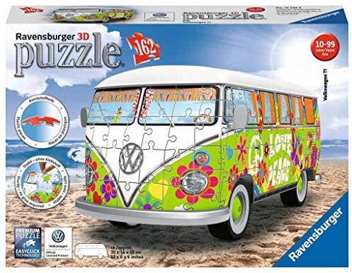 Ravensburger 3D Puzzle 12532 - Volkswagen T1 - Hippie Style - 162 Teile