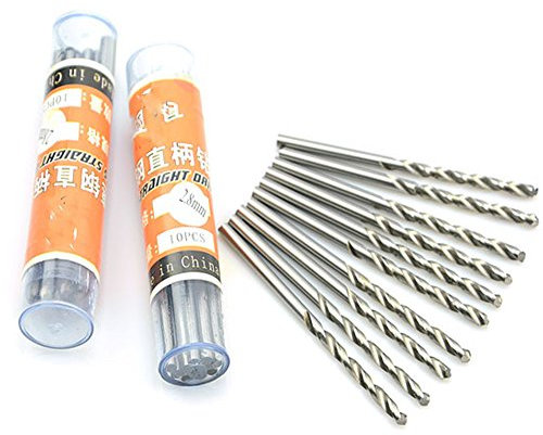 10Pcs 0.8mm Micro HSS Twist Drilling Bit Mini Electrical Drill Straight Shank Metal drill