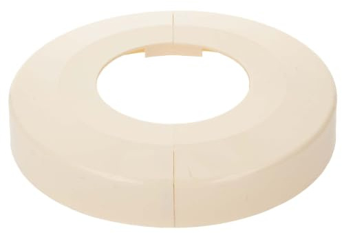 tecuro Scharnierrosette Ø 61 mm x Ø 130 mm x 23 mm - Kunststoff ABS weiß