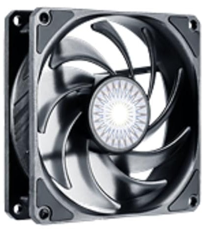 Cooler Master SickleFlow 92 Ventilador de Caja: 92 mm, Aspas Air Balance Mejoradas, 40 CFM, 1.8 mmH2O, 6 a 25 dBA, 4-Pin PWM, Sin LED, Negro