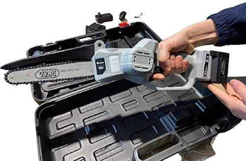 Motosega Potatore a Catena a Batteria al Litio 4,0 Ah KVS2000 VOLPI con Display