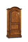 Mar.c.a. Design Kleiderschrank mit 1 Tür, klassischer Stil, Gendarme, Farbe Nussbaum, Maße: 96 x 56 x 196 cm