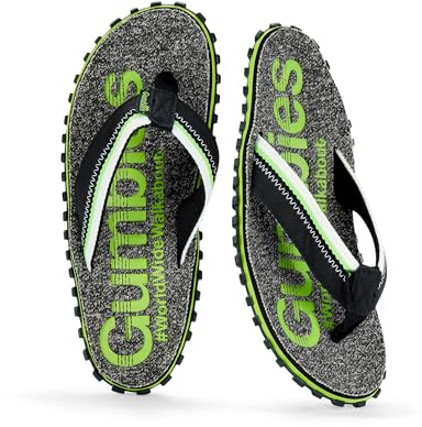 Gumbies Cairns - Flip Flops aus recycelten Materialien - robuste Sohle aus wiederverwerteten Autoreifen, ergonomisches Fußbett, weicher Zehensteg, bequeme Riemen