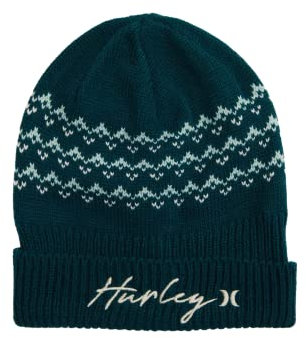 Hurley Damen W Vail Beanies, blau (Midnight Navy), Einheitsgröße