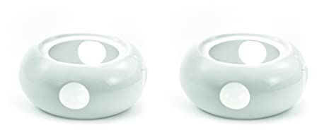 Teemando 2 X Stövchen Sophie Fine Bone China Ø ca. 10,5 cm, Höhe ca. 7 cm