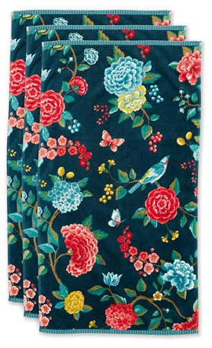 PIP Studio Good Evening Servietten, 55 x 100 x 3 cm, Dunkelblau, 3 Stück