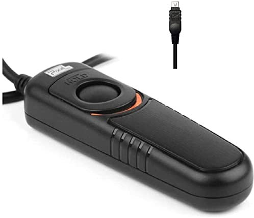 Pixel Kabelauslöser RC201-UC1 Fernauslöser Kabel Kompatibel mit Olympus OM-D E-M1 E-M5-II E-M10-II Pen-F EPL8 EPL7 EPL6 EPL5 EPL3 EPL2 EP5 E600 E620 590UZ 810UZ RM-UC1 (Fokussieren/Aauslösen & Bulb)