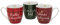 3er Set Kaffeetassen Jumbo 480ml Porzellan Tassen Spülmaschinengeeignet n704 Karo grün rot Frohe Weihnachten Schönes Geschenkset Frohes Fest Weihnachtstassen kariert Glühwein Becher Pott