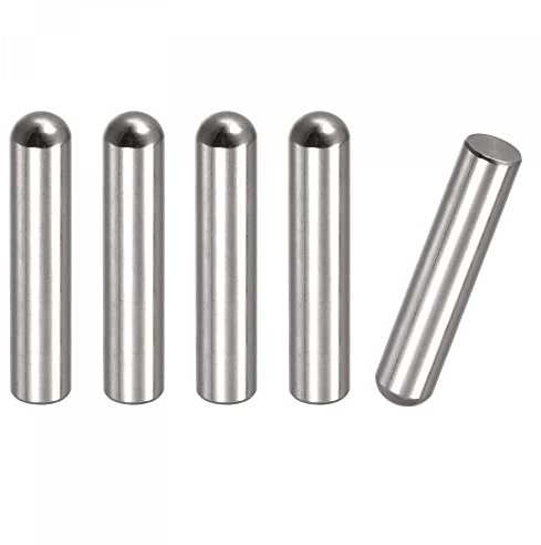 sourcing map Lot de 5 chevilles à tête ronde en acier inoxydable 304 - 10 x 50 mm