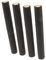rockible 100 PVC Weinflaschen Schrumpfkapseln, 34mm-Schwarz (Goldoberteil)