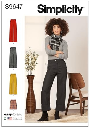 Simplicity SS9647H5 Misses Skirt/Trousers H5 (6-8-10-12-14)
