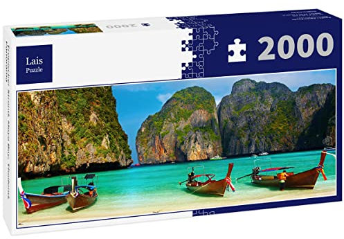 Lais Puzzle Tropischer Strand, Maya Bay, Thailand, Panorama 2000 Teile Panorama