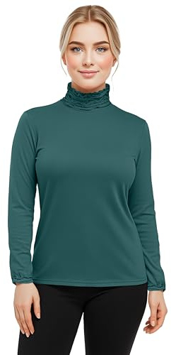 Love My Fashions® Long Sleeve Tops Women Turtleneck Ladies Jumpers Slim Fit Polo Neck Casual wear and Roll Neck T Shirts for Women UK