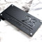 K SMART SIGN | LUXE H1 | House sign door number laser personalised address wall plaques numbers Signs (Matt Black & Black Marble)