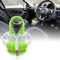 SXCCNW Auto Schaltknauf Abdeckung, Schalthebel Hoodie, Auto Schaltknauf Hoodie Schalthebel Auto Schaltknauf überzug für Auto Schalthebel Dekoration Zubehör 15 x 13 cm Grün Weiß