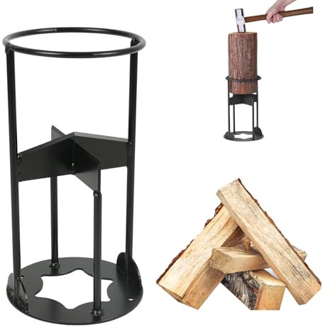 Holzspalter, Manueller Holzspalter, Holzspalter Manuell, Brennholz Kindling Cracker, Brennholzspalter, Holz Spalten, Wood Splitter, Anzündholz Spalter (#C, 14.5 * 27cm)
