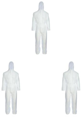 Blackrock Disposable Boiler Suit Overalls, Mens Workwear, Painting Overalls, Work Overalls, Disposable Coveralls, Womens Workwear, PPE Clothing, White Boiler Suit, Economy, Non-Hazardous - Size Medium