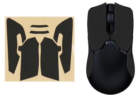 kwmobile Gaming Maus Grip Tape kompatibel mit Razer Viper Ultimate Maus - Rutschfestes Griffband für PC Maus - Schwarz