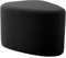 Leitmotiv Sitzpuff Ada Organic Large - Schwarz - 60x47x38cm - Oval - Bouclé - Sitzhocker Wohnzimmer & kinderzimmer - Pouf
