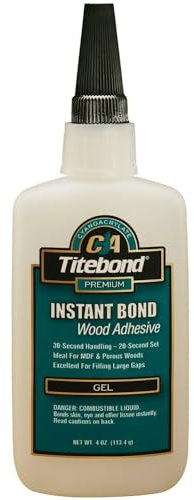 Titebond 6212 Instant Bond GEL - Pegamento para carpintería (113,4 g)