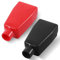 2 Pieces Battery Terminal Cover Red & Black Battery Post Cover, Flexible Insulating Battery Terminal Protector for Car Motorcycle Truck Marine, Positive and Negative Pole Stud Caps Car Accessories