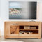 Wohnzimmer Fernsehschrank Lowboard 130cm, Kernbuche massiv geölt, montiert