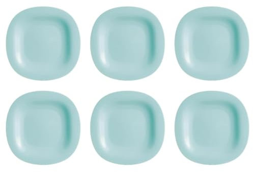 Luminarc Carine Turquesa 6 Plato Llano Opal 27cm