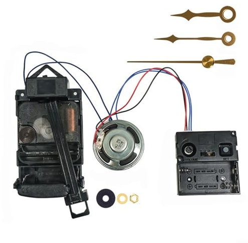 HOHOVYVY Uhrwerk Für Wanduhr Funk,DIY Wanduhr Pendel Bewegung Stille Mechanismus Mit Hände Ersatzteile(C)