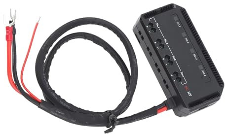 Bornier de Moto, Kit de Boîte de Batterie, Bloc de Relais Universel, Accessoire de Voiture, 12V 20A, LED Indicator for Motorcycles, Cars, Trucks