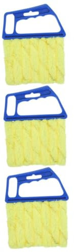 VALICLUD 3pièces Nettoyeur De Stores à Double Tête Brosse De Nettoyage pour Fenêtres Et Blinds Outil Pratique pour Éliminer La Poussière Salissures Couleur Bleue