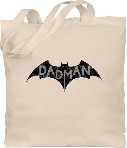 Shirtracer - Baumwolltasche - Taschen - Dadman - Papatagsgeschenk | Geschenk für Papa | Vatertag | Vatertagsgeschenk Kinder | Weihnachts-Geschenk Papa