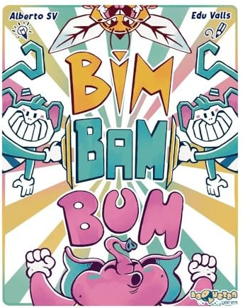 Boqueron Games Bim Bam Bum – Juego de Cartas Familiar | Rápido y Divertido | 3 a 8 Jugadores | Desde 8 Años
