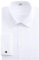 J.VER White Shirt Men Formal Double Cuff Long Sleeve Cufflinks Dress Shirt Work Business Cotton 15 Neck 32-33 Sleeve